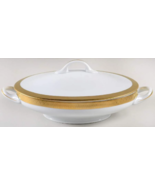 Haviland Limoges Valencay Ovalado Cubierto Verduras Cuenco Plato para Se... - $5,644.46 MXN