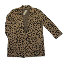 NWT J.Crew Sophie in Heather Acorn Leopard Open-Front Sweater Blazer XS $138 - £56.66 GBP