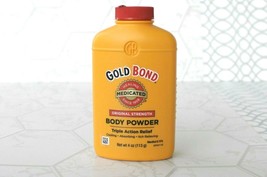 Gold Bond Medicated Body Powder ORIGINAL STRENGTH Triple Action Relief 4... - £14.17 GBP