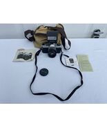 Anahí Pentax 35mm Camera w/ SMC Pentax-A 1:2 50mm Lens/Flash,Manual &amp; Bag - $142.55