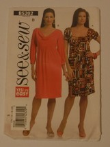 Butterick Sewing Pattern # B5202 Misses Dress Uncut - £3.89 GBP