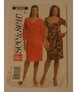 Butterick Sewing Pattern # B5202 Misses Dress Uncut - $6.80 CAD