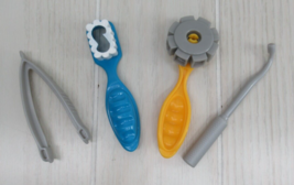 Play-doh Dr Doctor Drill &amp; Fill replacement pieces toothbrush mirror tweezers + - £5.57 GBP