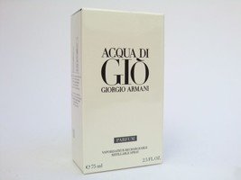 Giorgio Armani Acqua Di Gio Parfum Refillable EDP Spray 75ml -2.5 Oz BNIB Sealed - £102.44 GBP