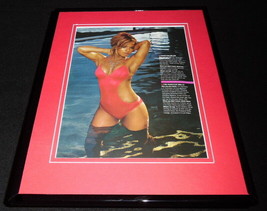 Christina Milian 2006 Swimsuit Framed 11x14 Photo Display - $34.64