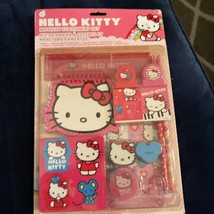 Hello Kitty Sanrio 11 piece Novelty Stationery Set 2011 NEW! Notebook, S... - £23.41 GBP