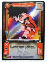 2005 Score Limited Dragon Ball Z DBZ CCG Orange Destructive Beam #214 Foil Goku - £14.93 GBP