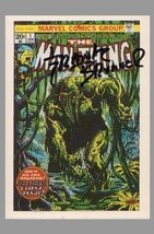 Frank Brunner SIGNED Man-Thing #1 Marvel Famous First Covers Art Card / HORROR - £23.25 GBP