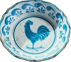 Set of Four (4) Melamine Bowls ~ Country ~ Rooster ~ Paisley ~ Blue &amp; White - €21,40 EUR