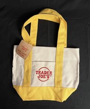 TJ&#39;s NWT Trader Joe&#39;s Mini Canvas Bag Limited Edition Yellow SOLD OUT! - £24.35 GBP