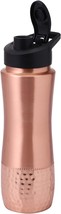 Pure Copper Water Bottle with Sipper,or Ayurveda Health Benefits - £21.91 GBP