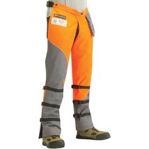 Husqvarna 587160704 36 in. to 38 in. Technical Apron Wrap Chainsaw Chaps - Orang - £148.03 GBP