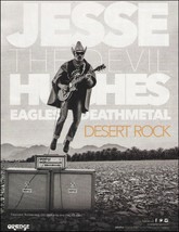 Jesse The Devil Hughes (Eagles of Death Metal) 2016 Orange Guitar Amps 8 x 11 ad - £3.32 GBP