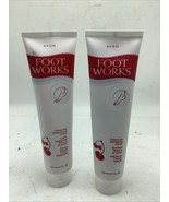 Lot of 2- Avon Foot Works Cherry Ice Exfoliating Scrub Moisturizing Loti... - $353.39 MXN