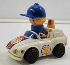N) Vintage Jimson Wind-Up Car Toot-Toot Comic Car Toy No. 315 - $8.35 CAD