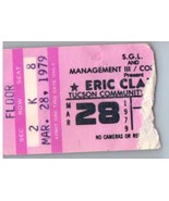 Eric Clapton Concert Ticket Stub March 28 1979 Tucson Arizona - £27.23 GBP