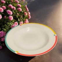 Mikasa COLOR CHART 7 Rim Soup Bowls Fine China #L5547 Pasta Dish Japan Porcelain - £58.46 GBP