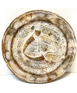 Vintage Art Pottery Kokopelli Flute Player 3D Decorative Plate 10 inches - $38.34