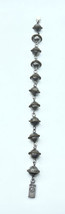 925 Sterling Silver Flying Saucer Bead Bracelet Mexico TP-30 MPS 9.5” - £71.22 GBP