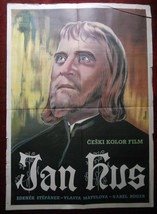1954 Original Movie Poster Czechoslovakia Jan Hus Hussite Revolutionary ... - $78.31
