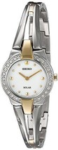 NEW* Seiko Women&#39;s SUP206 Solar Stainless Steel Casual Watch - £86.99 GBP