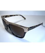 NEW BEBE Brown Rose Gold Snake MS. RIGHT NOW BB7139 Sunglasses + Case - $49.99