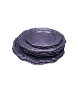Pewter Plates Bowls Set of 8 Vintage 1960s York Metalcrafters Made in USA - $774.38 MXN