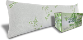 Dreamfield Linen Bamboo Body Pillow for Adults - Shredded Adjustable Memory Foam - £35.95 GBP