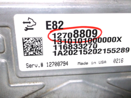 16-17-18-19-20 CHEVROLET  CAMARO 3.6L / E82   /  ENGINE COMPUTER/ECU/PCM image 3