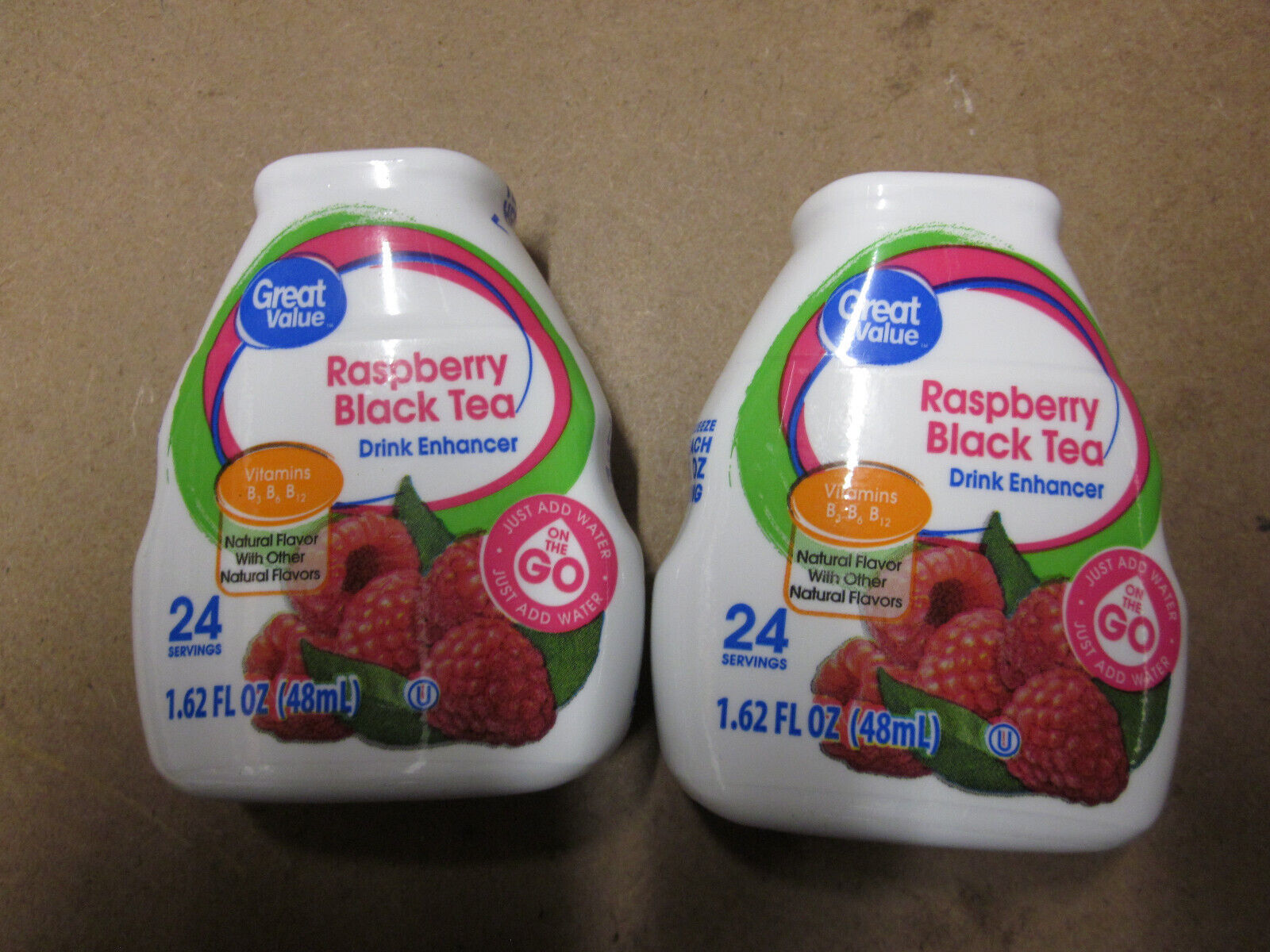 Great Value Drink Enhancer Raspberry Black Tea 2-1.62 fl oz - $13.29