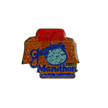 Grandma&#39;s Marathon Pin Limited Edition Duluth Minnesota Coca Cola Sponsored - $14.95