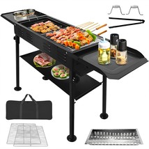 Vachan Portable Charcoal Grills For Outdoor Bbq, Foldable Kabob Barbecue Grill - $90.99