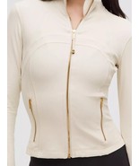 LULULEMON Define Cropped Jacket Nulu Light Ivory Gold Gold 0 2 4 6 8 10 ... - $158.00