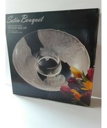 Satin Bouquet, 13&#39;&#39; Chip and Dip Glass Bowl - $38.88 CAD