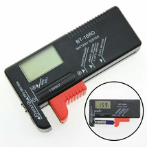 Digital Battery Tester Checker For Aa Aaa C D 9V 1.5V Button Cell Batteries Us - £12.58 GBP