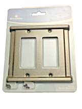 New Brainerd Landen 405525 Double Rocker Wall Switch Plate Cover in Soft... - £7.27 GBP