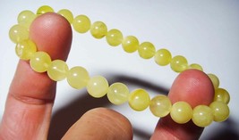 Adult Amber Bracelet Natural Baltic Amber round beads bracelet   6.70gr. A394 - £102.64 GBP