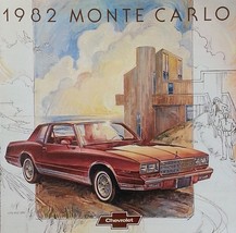 1982 Chevrolet MONTE CARLO sales brochure catalog 82 Chevy - £6.38 GBP