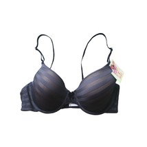 Maidenform Bra 34C T Shirt Style Black Wired Lightly Lined Full Coverage NWT - £15.78 GBP