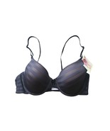 Maidenform Bra 34C T Shirt Style Black Wired Lightly Lined Full Coverage... - £15.48 GBP