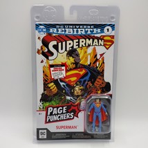 DC Universe Rebirth Page Punchers Superman Figure &amp; Comic Book - £10.27 GBP