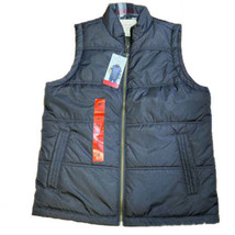 Weatherproof Mens Lined Puffer Zip Front Vest Size XL Color Heather Black - £62.57 GBP