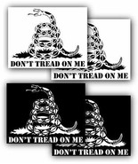 AcidTactical 4 PACK 8&quot; GADSDEN FLAG Vinyl Car Truck Window Don&#39;t Tread o... - $14.69