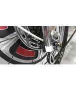 2 White 5/8 Sissybar Caps fit Sears Screamer Murray Eliminator Muscle Bike - €7,73 EUR