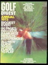 GOLF DIGEST ANNUAL 1972-LEE TREVINO COVER-PHOTOS &amp; STATS VF - $99.33
