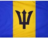 Barbados - 3'X5' Nylon Flag - Nylon, 3' x 5', Without Fringe, Grommets - $66.00