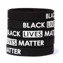 20 Black Lives Matter Silicone Wristband Bracelet - £18.28 GBP