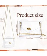 Casual Mini Womens Transparent Tote Bag PVC Stadium Approved Handbag Purse 2025 - $9.00