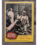 Mark Hamill Hand Signed Star Wars Card Auto luke Skywalker Autographed Vintage