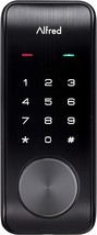 Alfred Db2-B Smart Door Lock Deadbolt Touchscreen Keypad, Pin Code + Key, Black - £203.66 GBP